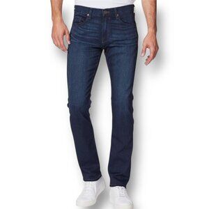 Paige Federal Men’s 33x26.5 Slim Straight Jeans Cellar Blue Denim521 Hemmed USA